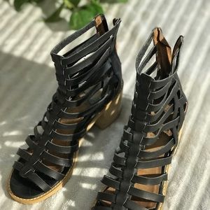 Gladiator heeled sandals